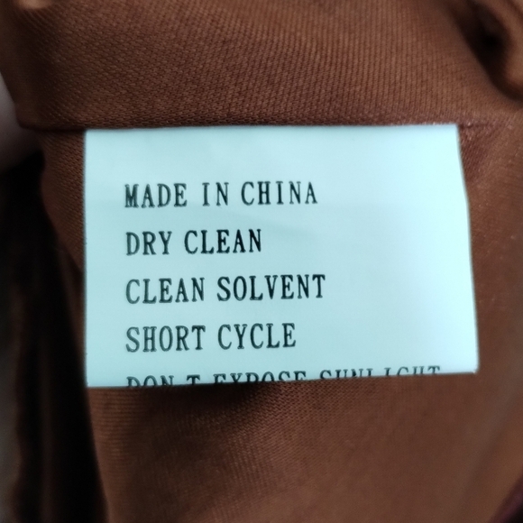 REVELRY Riley Convertible Velvet Bridesmaid Dress in Rust Size 20 - Picture 6 of 8